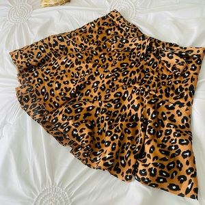 Vestique Animal Print Skort